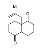 8a-(2-Bromo-allyl)-2,3,4,4a,8,8a-hexahydro-naphthalene-1,5-dione结构式