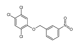 1,2,4-trichloro-5-[(3-nitrophenyl)methoxy]benzene Structure