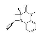 (1R,2aR)-4-Methyl-3-oxo-2,2a,3,4-tetrahydro-1H-azeto[1,2-a]quinoxaline-1-carbonitrile Structure