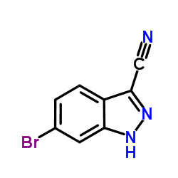 6-Bromo-1H-indazole-3-carbonitrile picture