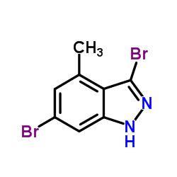 3,6-Dibromo-4-methyl-1H-indazole Structure