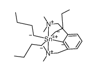 [n-Bu3Sn(C6H3(CH2NMe2)2-2,6)]结构式