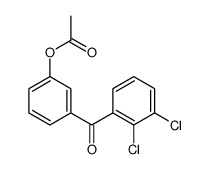 3-ACETOXY-2',3'-DICHLOROBENZOPHENONE结构式