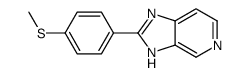 2-(4-methylsulfanylphenyl)-3H-imidazo[4,5-c]pyridine Structure