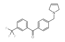 4'-(3-PYRROLINOMETHYL)-3-TRIFLUOROMETHYLBENZOPHENONE图片