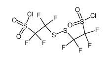 2,2'-Dithiobis(tetrafluorethansulfonylchlorid) Structure
