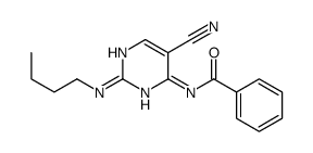 N-[2-(butylamino)-5-cyanopyrimidin-4-yl]benzamide结构式