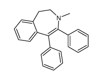 3-methyl-4,5-diphenyl-1,2-dihydro-3-benzazepine Structure