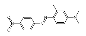 dimethyl-[3-methyl-4-(4-nitro-phenylazo)phenyl]amine Structure