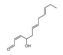 4-hydroxydodeca-2,6,9-trienal Structure