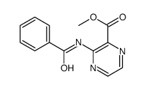 3-(Benzoyl)aminopyrazine-2-carboxylic acid methyl ester结构式