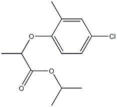 isopropyl ()-2-(4-chloro-2-methylphenoxy)propionate结构式