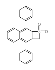 2H-Naphtho[2,3-b]thiete, 3,8-diphenyl-, 1,1-dioxide结构式