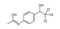 N-[4-(2,2,2-trichloro-1-hydroxyethyl)phenyl]acetamide Structure