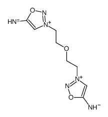 5,5'-diamino-3,3'-(3-oxa-pentane-1,5-diyl)-bis-[1,2,3]oxadiazolium dibetaine Structure