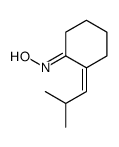 N-[2-(2-methylpropylidene)cyclohexylidene]hydroxylamine Structure