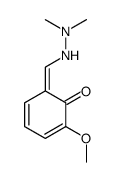 (6E)-6-[(2,2-dimethylhydrazinyl)methylidene]-2-methoxy-cyclohexa-2,4-d ien-1-one picture