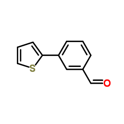 3-(2-噻吩基)苯甲醛结构式