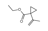 1-(1-Methylethenyl)cyclopropancarbonsaeure-ethylester Structure