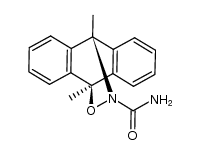 9,10-(N-carbamoylepoxyimino)-9,10-dihydro-9,10-dimethylanthracene结构式