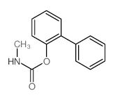 [1,1'-Biphenyl]-2-ol,2-(N-methylcarbamate) structure