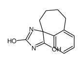 6,7,8,9-TETRAHYDRO-2''H,5''H-SPIRO[BENZO[7]ANNULENE-5,4''-IMIDAZOLIDINE]-2'',5''-DIONE Structure