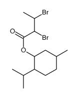 (5-methyl-2-propan-2-ylcyclohexyl) 2,3-dibromobutanoate Structure