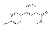 methyl 3-(2-oxo-1H-pyrimidin-5-yl)benzoate Structure