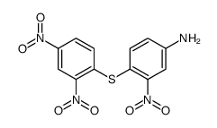 4-(2,4-dinitrophenyl)sulfanyl-3-nitroaniline结构式