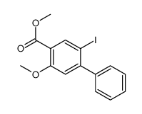 methyl 5-iodo-2-methoxy-4-phenylbenzoate结构式