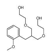 2-[2-(2-hydroxyethoxymethyl)-3-(2-methoxyphenyl)propoxy]ethanol结构式