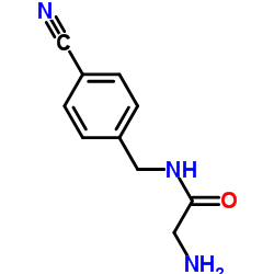 N-(4-Cyanobenzyl)glycinamide Structure