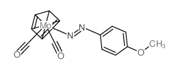 carbon monoxide,cyclopenta-1,3-diene,(4-methoxyphenyl)iminoazanide,molybdenum结构式