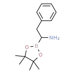 (R)-2-phenyl-1-(4,4,5,5-tetramethyl-1,3,2-dioxaborolan-2-yl)ethanamine Structure