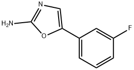 5-(3-Fluorophenyl)oxazol-2-amine structure