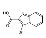 3-溴-8-甲基咪唑并[1, 2-a]吡啶-2-羧酸图片