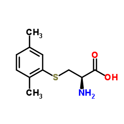 S-(2,5-Dimethylbenzene)-L-cysteine structure