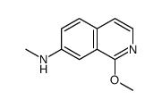 1-Methoxy-N-methyl-7-isoquinolinamine Structure