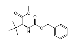 L-VALINE, 3-METHYL-N-[(PHENYLMETHOXY)CARBONYL]-, METHYL ESTER结构式