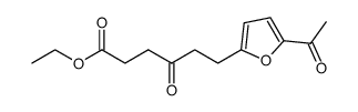 ethyl 6-(5-acetylfuran-2-yl)-4-oxohexanoate Structure