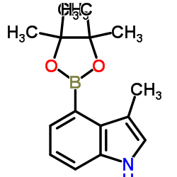 3-Methyl-4-(4,4,5,5-tetramethyl-1,3,2-dioxaborolan-2-yl)-1H-indole picture