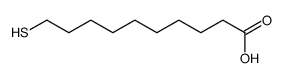 10-sulfanyldecanoic acid结构式