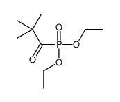 1-diethoxyphosphoryl-2,2-dimethylpropan-1-one Structure