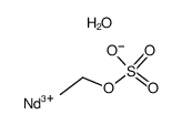 neodymium ethyl sulfate nonahydrate Structure