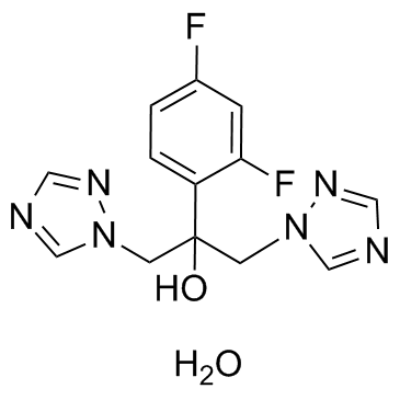 氟康唑水合物结构式