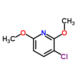 3-Chloro-2,6-dimethoxypyridine structure