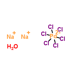 Sodium hexachloro palladate(IV) structure