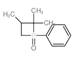 Phosphetane,2,2,3-trimethyl-1-phenyl-, 1-oxide结构式