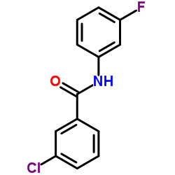 3-Chloro-N-(3-fluorophenyl)benzamide Structure