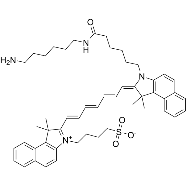 吲哚菁绿-氨基结构式